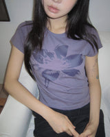 Labyu Floral Short Sleeve T-Shirt