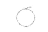 26SS★ Essence Silver (W) Moissanite Link Chain Bracelet