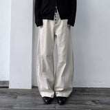 Multi-Button Paneled Wide Pants