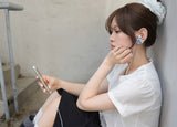 ボウ ウィング デコ キャップ × ホー (earphones, airpods ver)