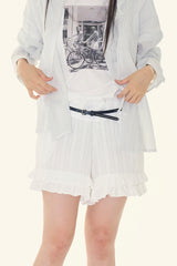 Haute frill short pants