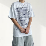 デザイン ボクシーフィット ショートスリーブ Tシャツ(3 colors)