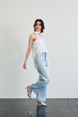 ELFIN SCARF TOP / WHITE