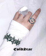 S.Steel Cold Star Starfish Bangle Bracelet