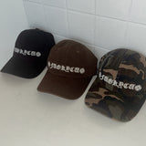 Klet lettering embroidered ball cap hat