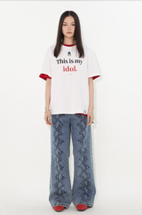 ディスイズマイアイドルズ半袖Tシャツメイドオブソロナクールタッチアイススキン