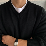 Urban Lambs Wool Overfit V-Neck Knit