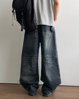 Mood Dark Blue Denim Pants