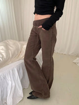 コーデュロイバンディングブーツカットパンツ(2color)
