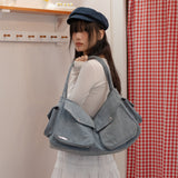 アウトポケットボストンバッグ DENIM LARGE