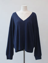 deep v neck loose T 