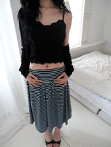 stripe pleats sk