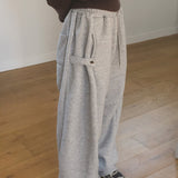 Tomong Side Snap two-Way Snap sweat Pants