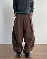 Volume Buckle Cotton Pants