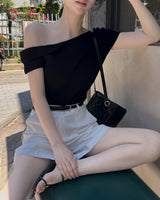 Bibi off-shoulder knitwear