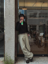 Idカットハーフジップアップマッスルティー