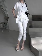 summer capri pants (2color)