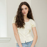 Sunday Puff Blouse (yellow)