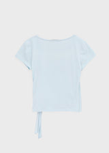[MADE] Flopit Wrap Short Sleeve Top