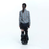 Asym check shirt 005