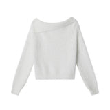 Potential Off-Shoulder Angora Knit