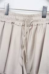 (W) Flow Satin Skirt Pants (2color)