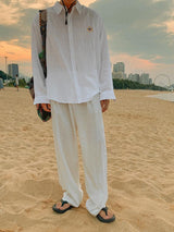 ASCLO Emblem Linen Color Shirt (6color)