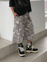 Glen Camo Cargo Bermuda Pants 3C