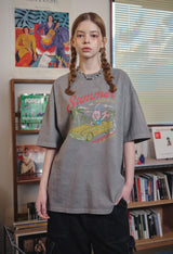 ローリングホッピーピグメント半袖Tシャツ