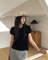 [ORIGINAL] AMI Raglan Short-Sleeve Hoodie T-Shirt