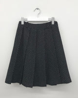Wool Dot Pleated Skirt (2color)