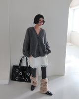 Strap fur leg warmer