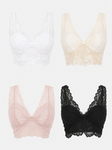 LACE SOFT BRALETTE (4COLORS!)