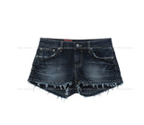 Harbor Embossed Denim Low Short Pants