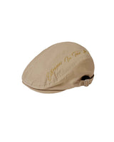 Embroidered Hunting Cap _ BEIGE