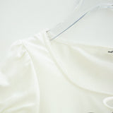 Cora Puff Sleeve Lettering Top