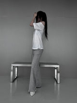 pretty emotion bootcut training pants (2color)
