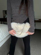 2way puppy bag white
