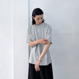 Structured Paneled Oversized Tee