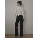 BLACK BOOTCUT JEAN