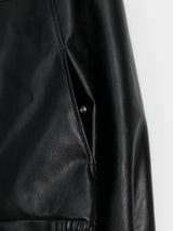 El Collarless Leather Jacket