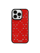 cubic argyle case (red)