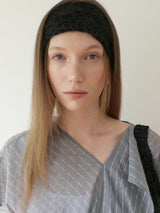Velvet Garden Hair Band_Black