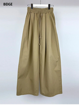 ツーピンタックワイドパンツ (3C)