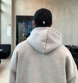  Urban University Embroidery Double Middle Overfit Hoodie