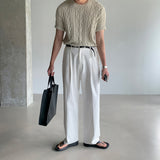 LMN Lake Pintuck Cotton Wide Pants (3 colors)