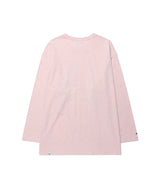 アイ ラブ ミャウ パンク LS Tシャツ ピンク(CV2GFFT559A)