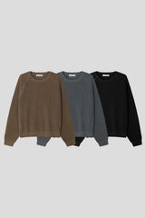 Wig Zipper Round Knit