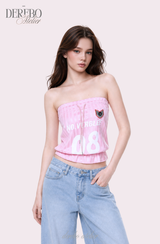 Weasel sporty sleeveless tube top
