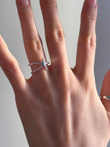 [92.5silver] Starfish ring